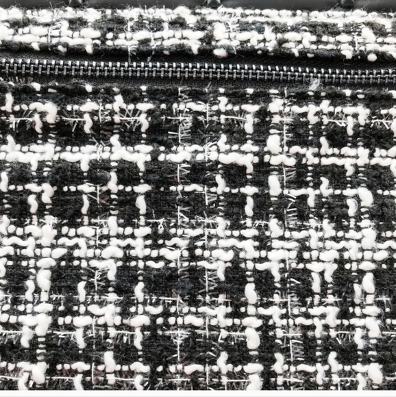 Nwt Badgley Mischka Quilted Tweed Studded Backpack Retail $169 - Picture 5 of 8